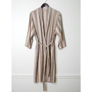Oddbird Emine Striped Long Turkish Robe - S/M